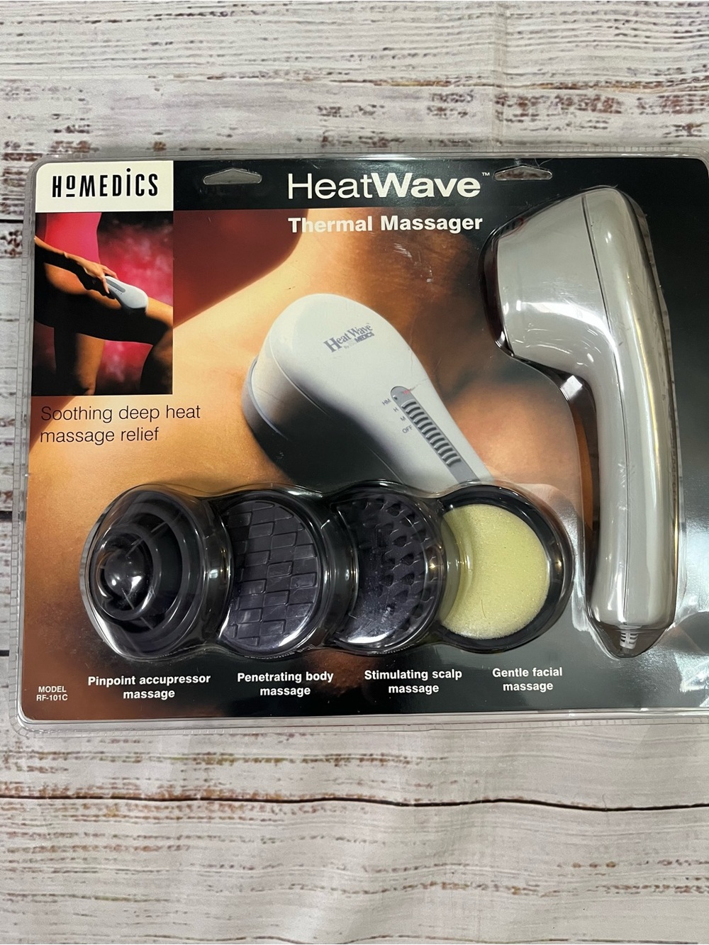 Homedics Heat Wave Thermal Massager Soothing Deep Heat
Relief RF-101C NIB